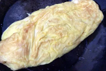 Tortilla a la francesa.