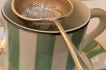 Servicio de té inglés.