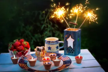 Celebrar el 4 de julio norteamericano.