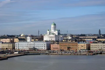 Panorámica del puerto de Helsinki