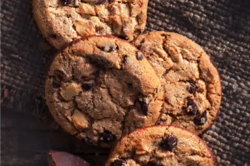 Galletas con pepitas de chocolate.