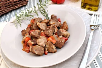 Guisado de cordero.
