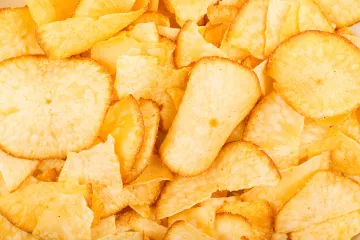 Detalle de yuca frita.