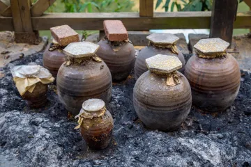 Mijiu, vino de arroz chino tradicional.