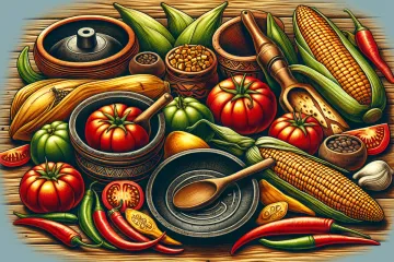 Ingredientes de la cocina salvadoreñna.