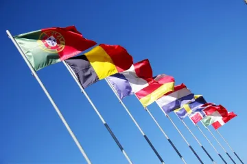 Banderas europeas.