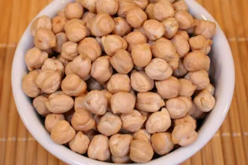 Garbanzos secos.