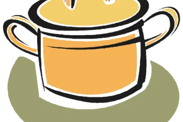 Cazuela, dibujo.