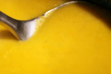 Puré de calabaza.