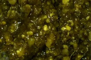Salsa de menta.