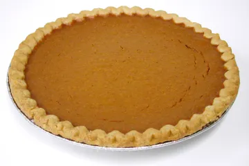 Tarta de calabaza con base de masa.