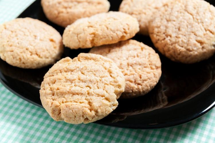 Galletas de mantequilla estriadas.