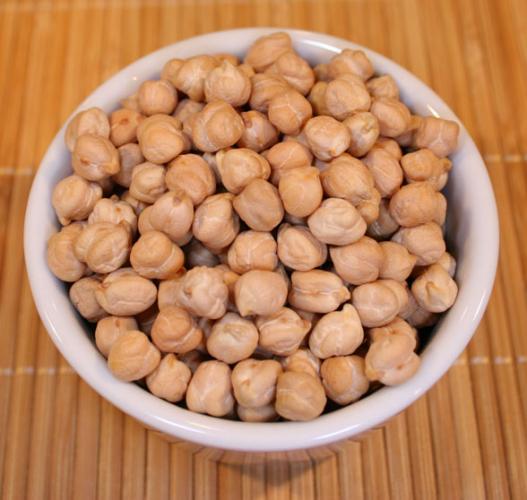 Garbanzos secos.