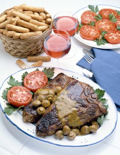 Chuletón de buey.