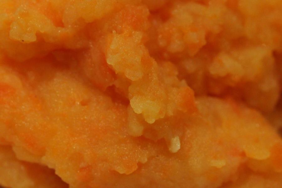 Puré de patata y zanahoria.