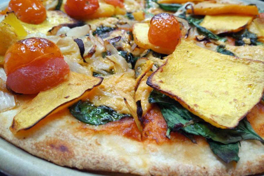 Pizza de Melbourne.