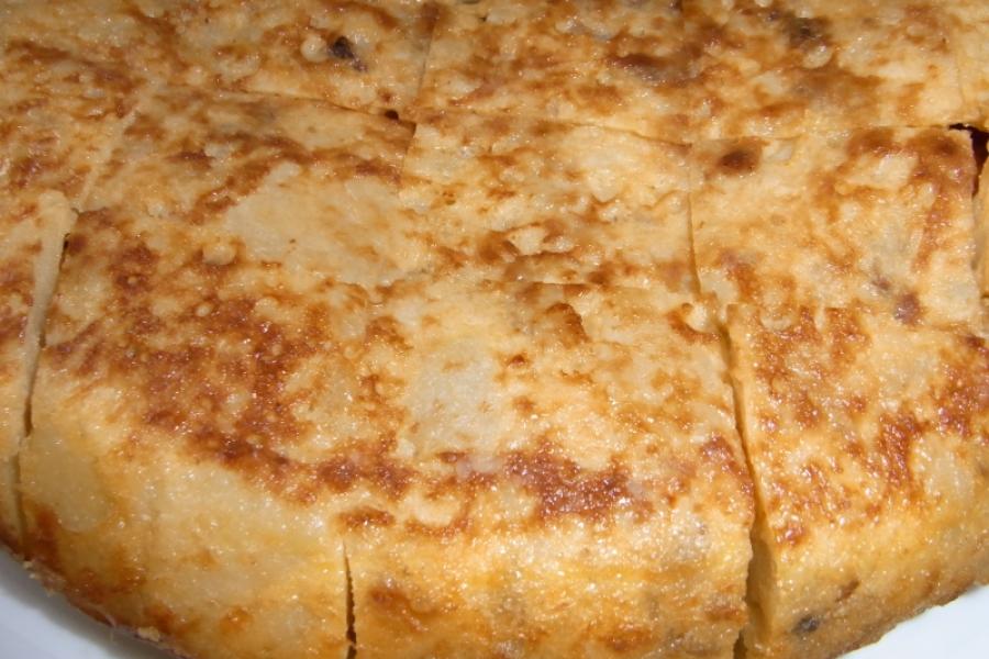 Tortilla española de patatas.