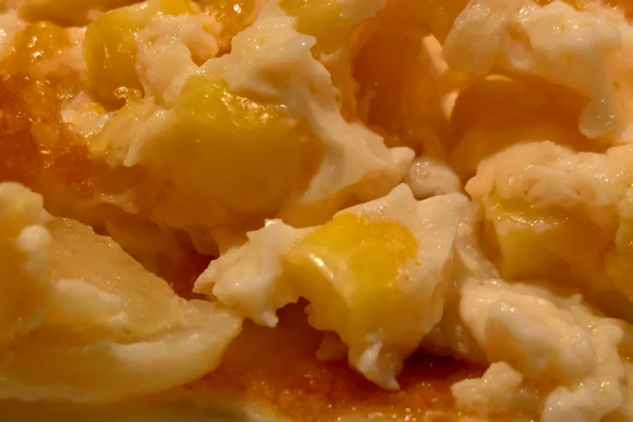 Chipa guazú cuajada.