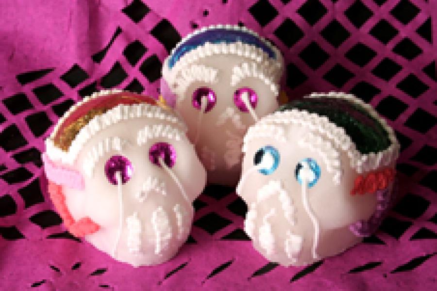 Calaveras de azúcar mexicanas.