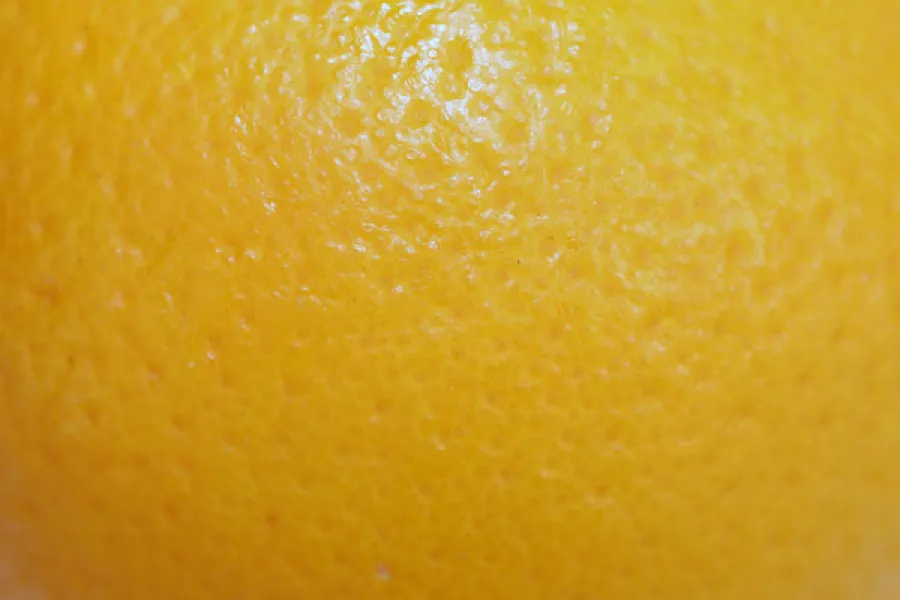 Piel de una naranja.