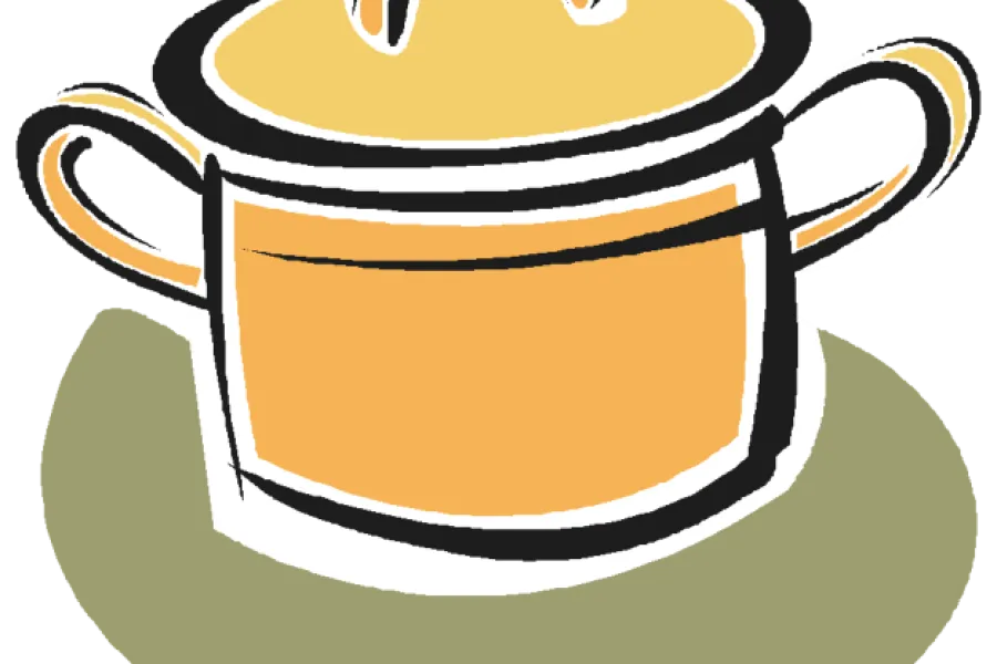 Cazuela, dibujo.