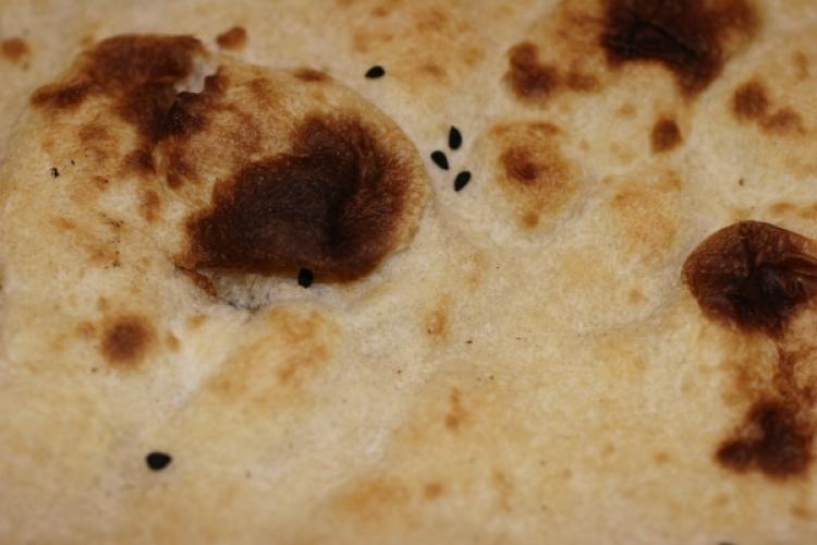 Pan naan de la India.